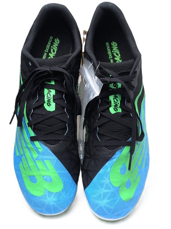 New Balance MD500 Blue Black Green Track Spikes Size 12 MMD500F NWOB main image 16